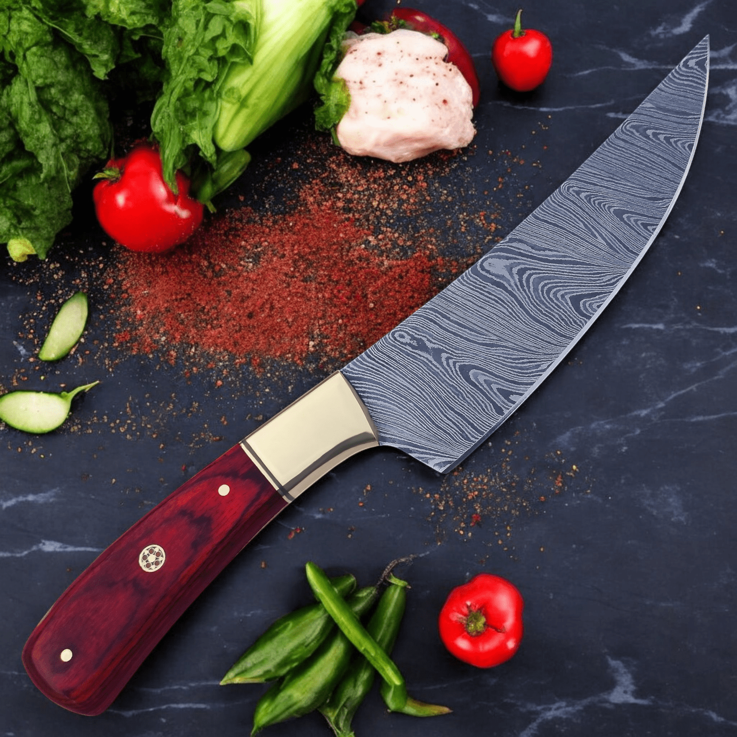 1 (6) (1) kitchen knife set