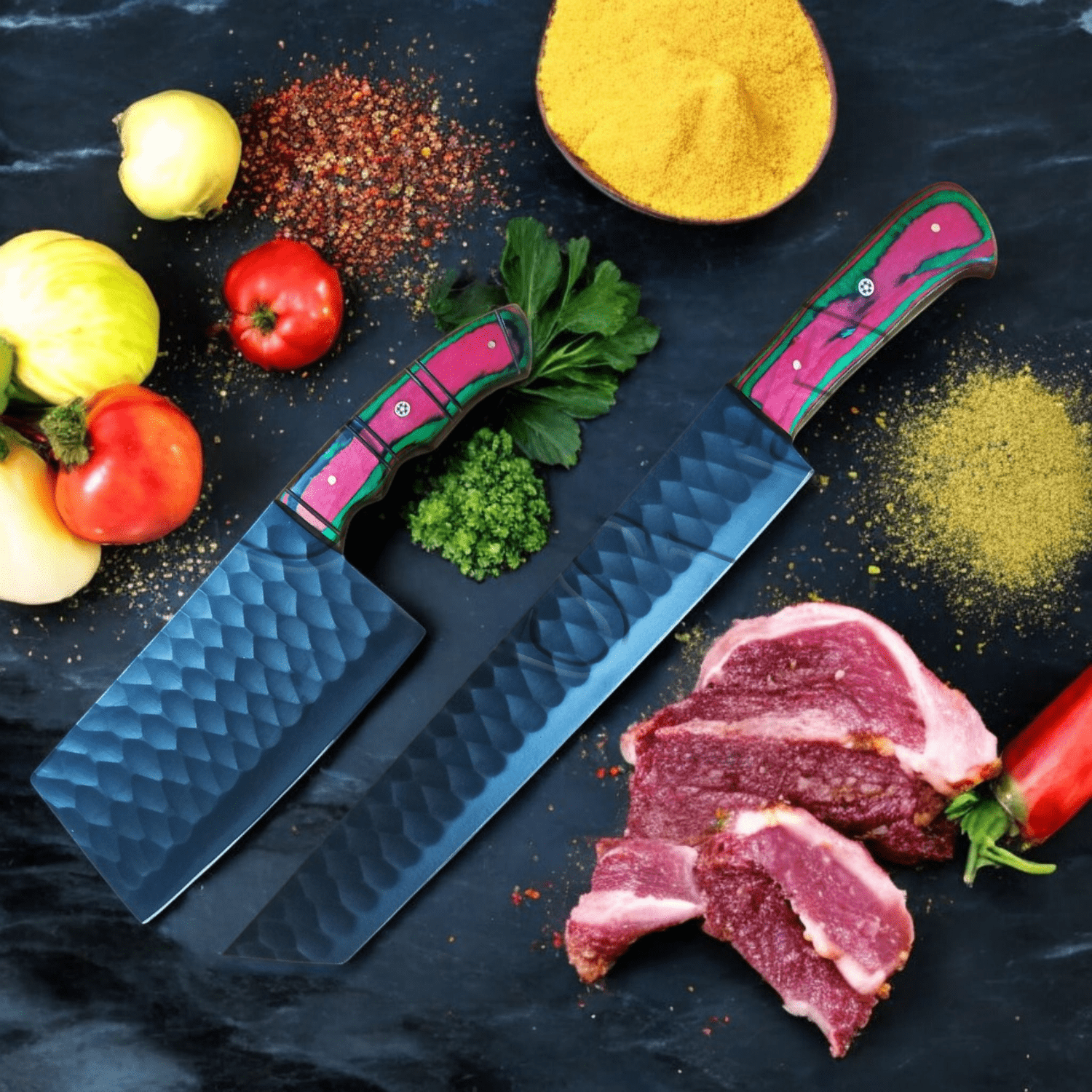 4 (1) (4) kitchen knife set