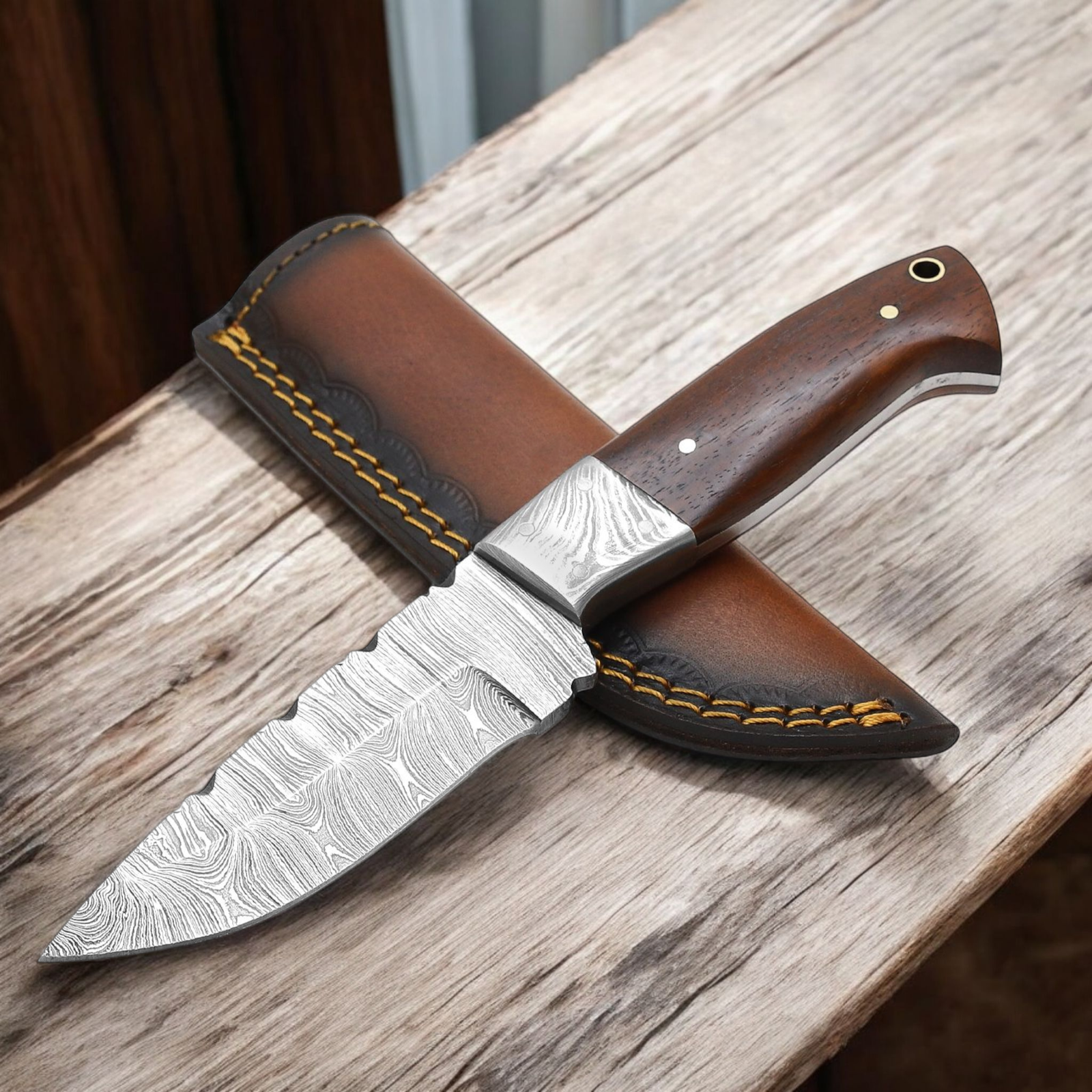 hand,ade hunting knife (1) hunting knife