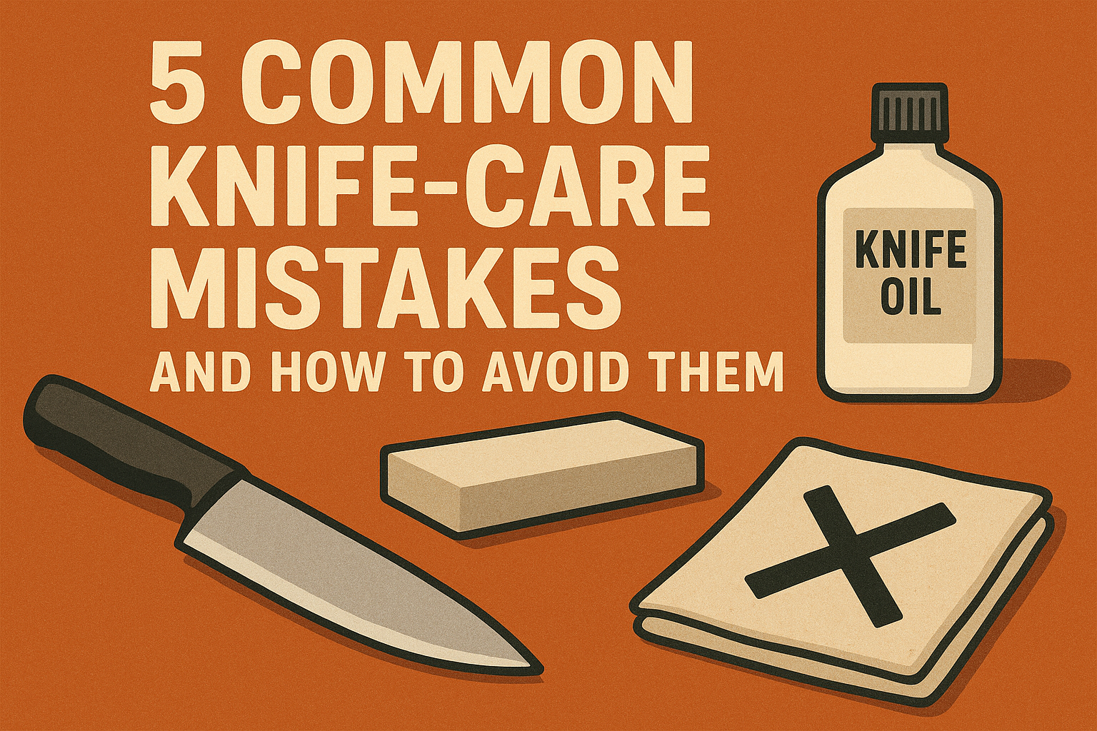 5 Common Knife Care Mistakes and How to Avoid Them