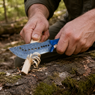 handmade tracker knife