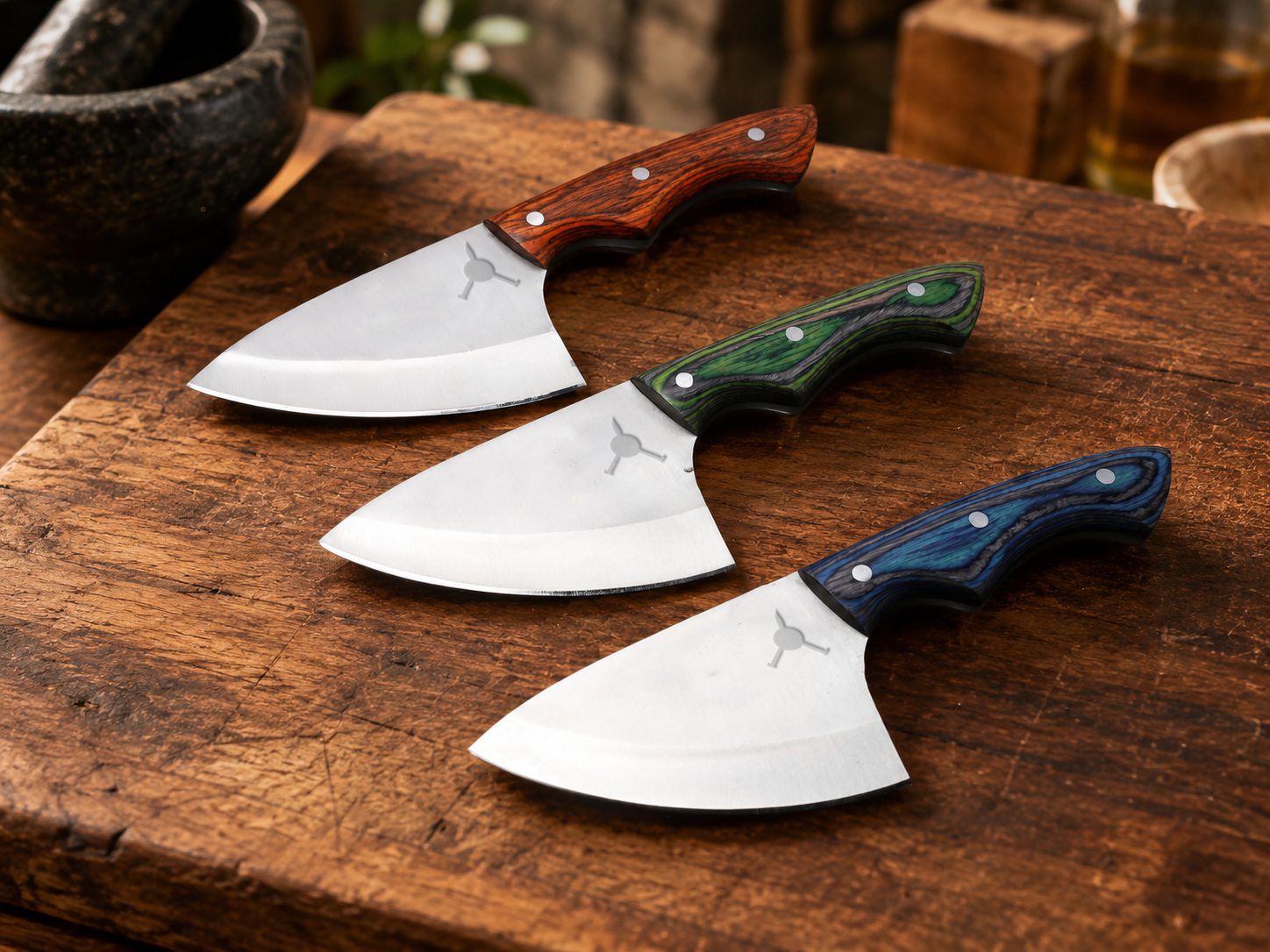 Handmade Stainless Steel Mini Cleaver Knife