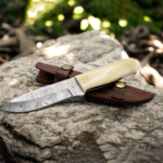 handmad damascus hunting knife
