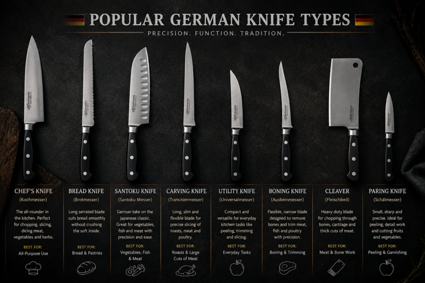 Japanese vs German Kitchen Knives Complete Comparison