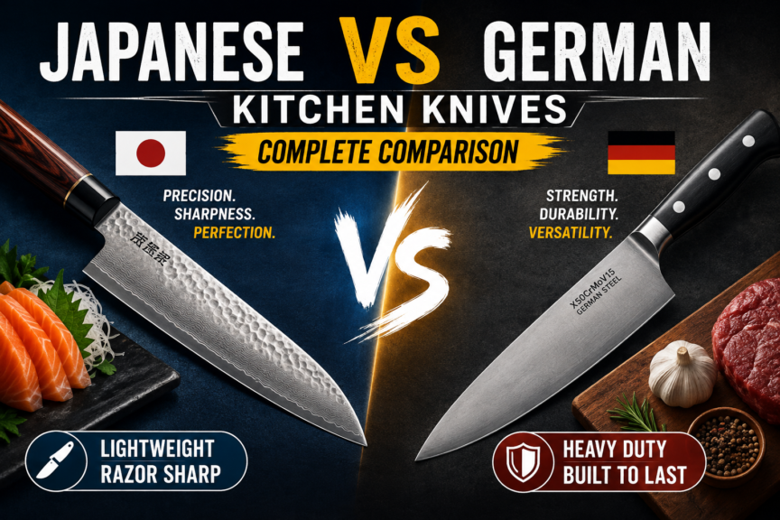 Japanese vs German Kitchen Knives